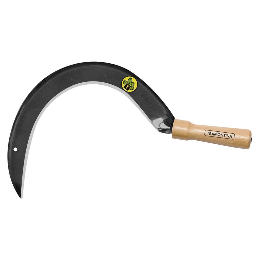 Foicinha Para Pasto Em Aço Com Cabo De Madeira - 77682025 - Tramontina Foicinha P-pasto C-cabo Tramontina - 1