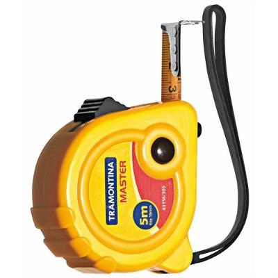 Trena Flexometro Com Fita Em Aço Temperado De 5 Metros - 43156305 - Tramontina Trena 5m Tramontina