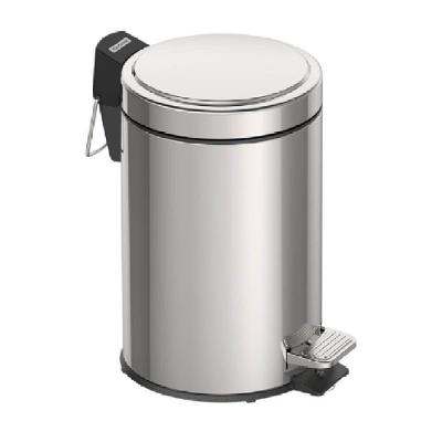 Lixeira Em Aço Inox Com Pedal 3 Litros - 94538103 - Tramontina Lixeira Aco Inox C-pedal 3lts Tramontin