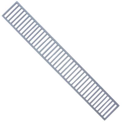 Grelha Alumínio Reta Polida 13,5x100 - Lgmais Grelha Aluminio Reta Polida 13,5x100 Lg Lgmais