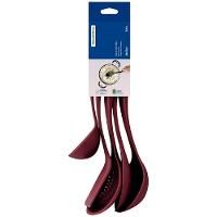 Jogo De Utensílios Ability Em Nylon Vermelho Com 5 Peças - 25199707 - Tramontina - 2