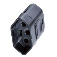 Plugue Fêmea Preto 2p+t De 10 Ampères E 250 Volts - 57403153 - Tramontina - 3