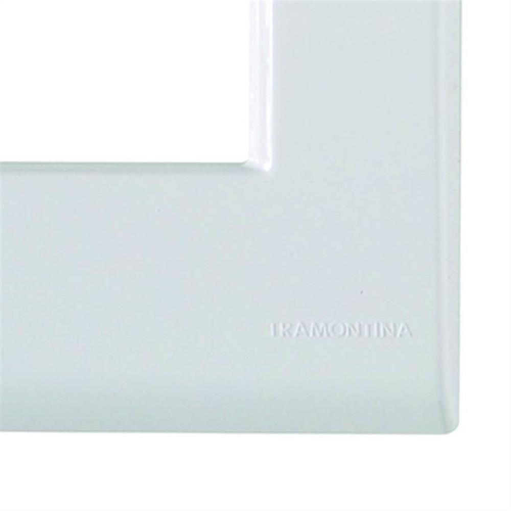 Placa Com 3 Postos Liz 4x2 - 57106-007 - Tramontina Placa 3p Liz 4x2 Tramontina 57106-007 - 1