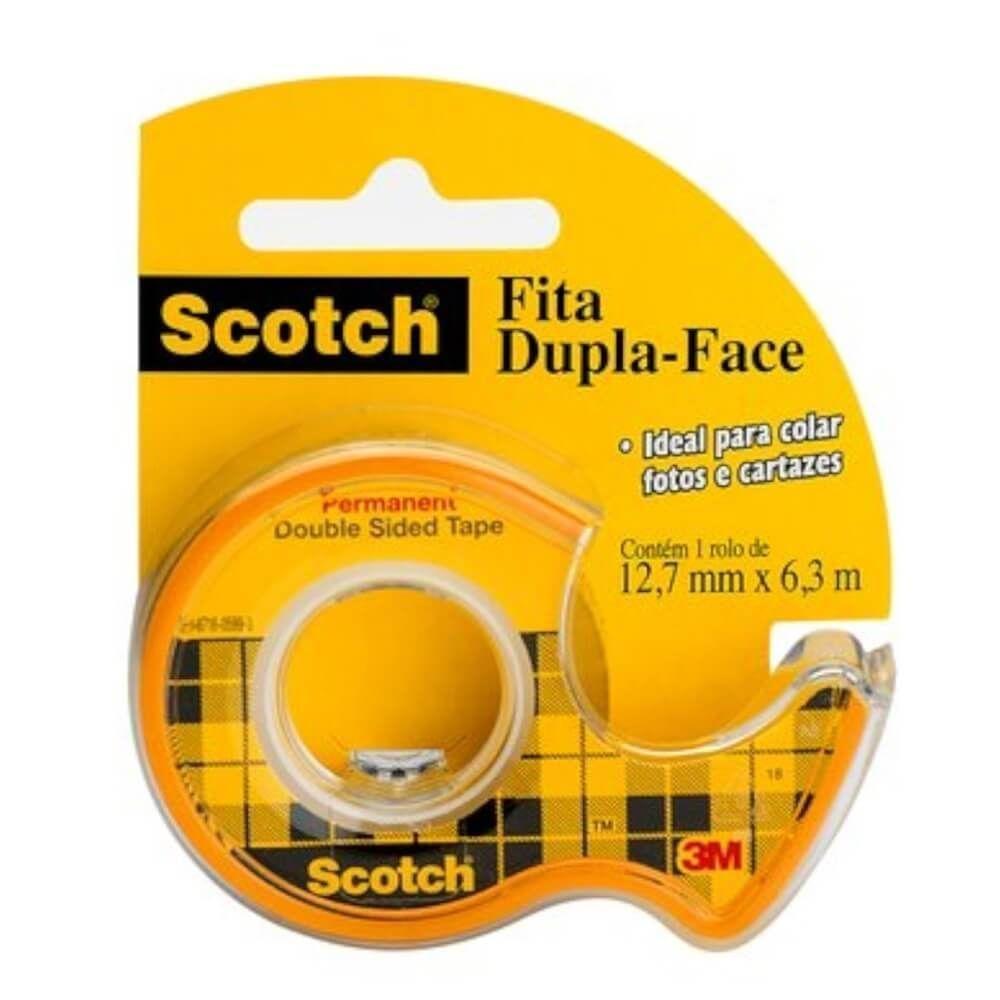 Fita Dupla Face 12,7mm X 6,35m Com Dispensador - H0001705633 - 3m Fita Dupla Face 12,7mmx6,35m C-disp 3m H0001705633 - 1