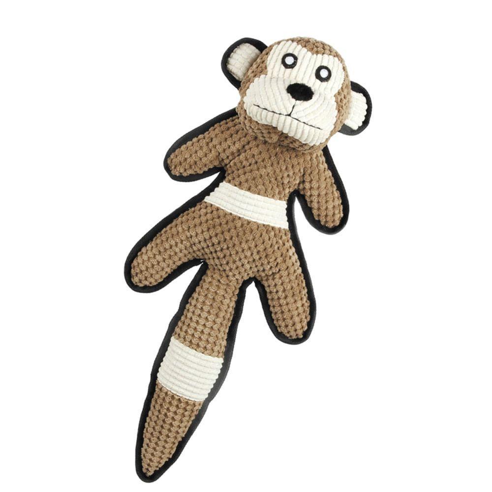 Brinquedo De Pelúcia Macaquinho Gold Para Cães - 99713 - American Pets - 1