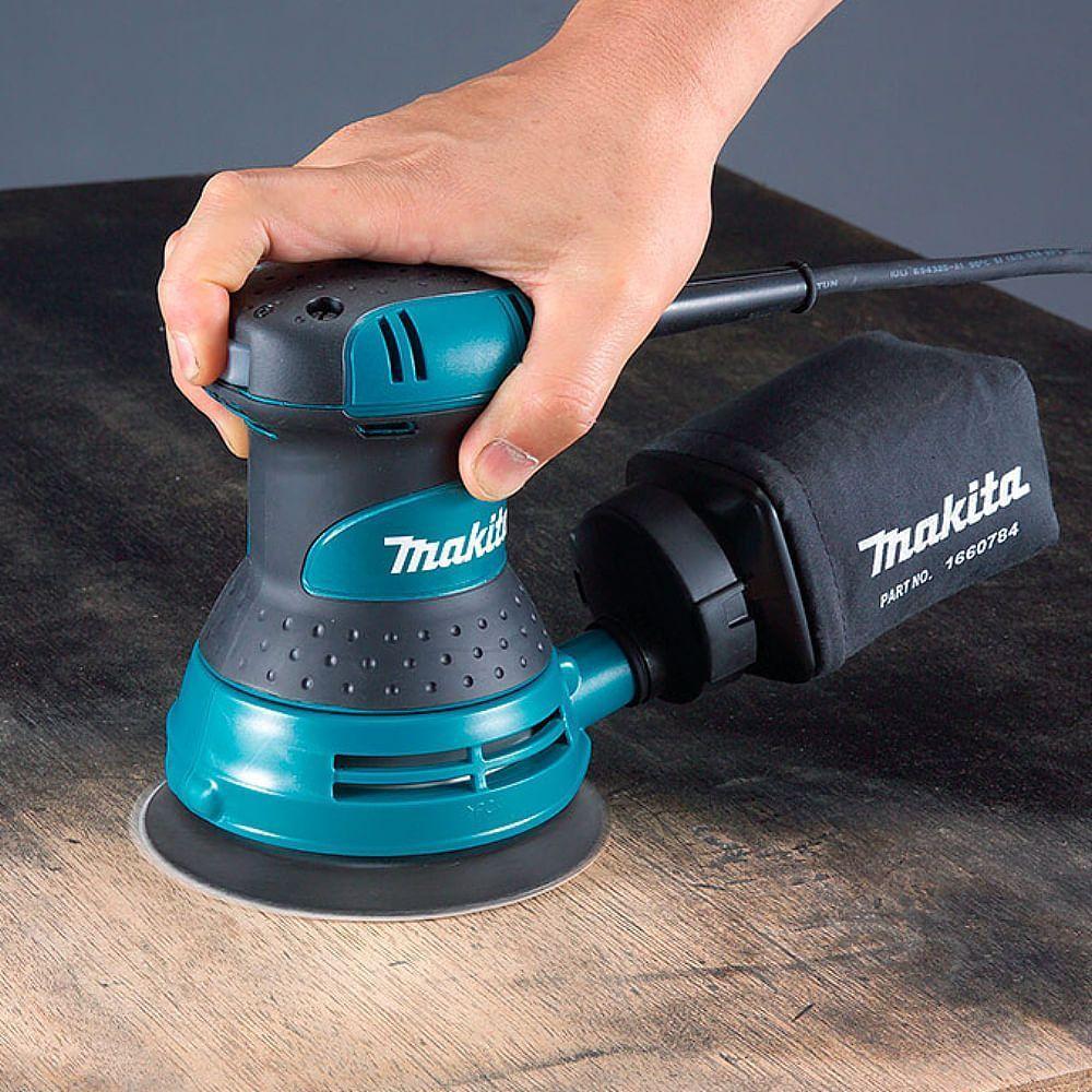 Lixadeira Rotorbital Com Lixa E Saco Coletor 300 Watts 220 Volts - Bo5031 - Makita - 6
