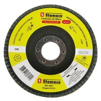 Lixa Flap Grão 80 Pacman 115mm - 7012 - Stamaco Flap Pacmann 115 Grao 80 Construcao Sta 701.2 - 1