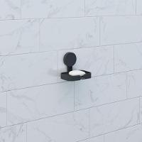 Saboneteira 13,1x2,4x11cm Com Adesivo Preto Fosco - Ad4-sab*pr-fos - Astra - 6