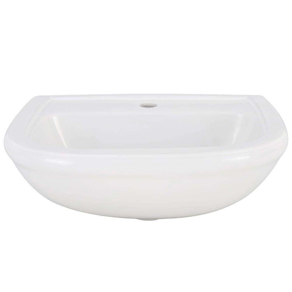 Kit Lavatório 53x44cm 11 Litros Com Coluna Sabatini Branca - Icasa Kit Lavatorio Com Coluna Sabatini Branca - 2