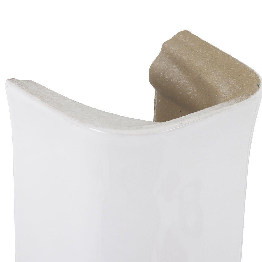 Kit Lavatório 53x44cm 11 Litros Com Coluna Sabatini Branca - Icasa Kit Lavatorio Com Coluna Sabatini Branca - 7