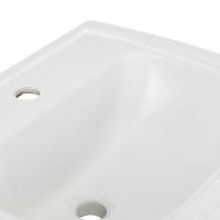 Kit Lavatório 53x44cm 11 Litros Com Coluna Sabatini Branca - Icasa Kit Lavatorio Com Coluna Sabatini Branca - 3