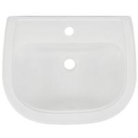 Kit Lavatório 53x44cm 11 Litros Com Coluna Sabatini Branca - Icasa Kit Lavatorio Com Coluna Sabatini Branca