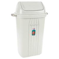 Lixeira Basculante Plástica Com Tampa 60 Litros - 284 - Sanremo - 1