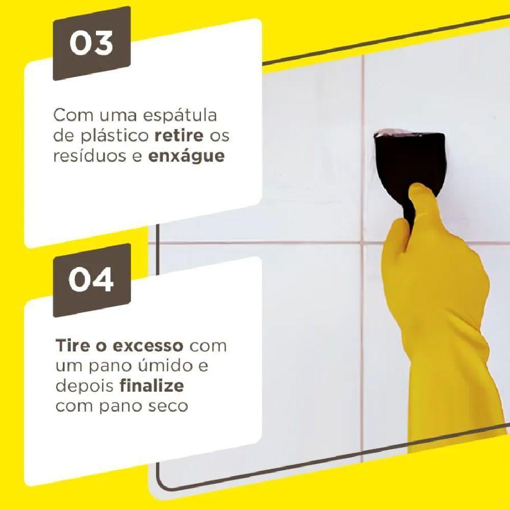 Limpador De Rejunte Acrílico Com 250 Gramas - 0300.99999.0001cx - Quartzolit - 4
