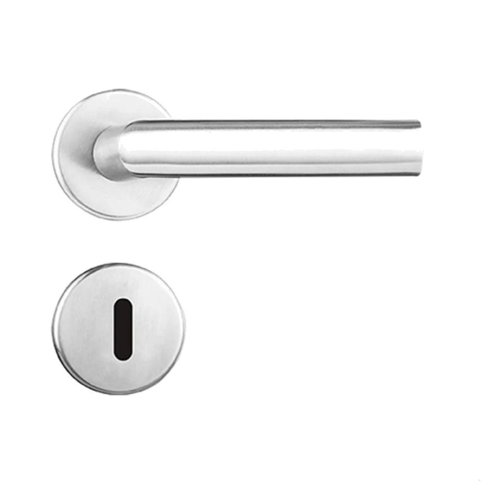 Conjunto De Fechadura Interna 1400 Capri Escovado - 90182 - Silvana - 1