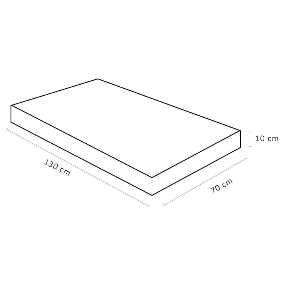Colchão De Espuma Baby Physical 70x130x10cm - 1040419752 - Ortobom Colchao Baby Physical 70x130x10 - 3