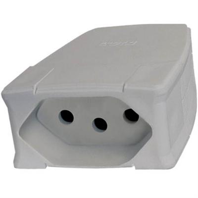 Prolongador Profissional 20a 2p+t Cinza - 615877 - Pial Prolongador Profis.20a 2p+t Cz Pial 615877