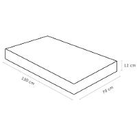 Colchão De Espuma Baby Light D18 70x130x12cm - 1041525441 - Ortobom Colchao Baby Light D18 70x130x12 - 2