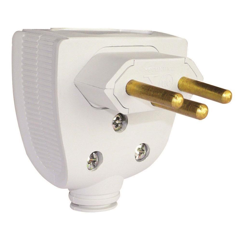 Plugue Profissional Reforçado 2p+t 10 Ampères Branco - 615832 - Pial Plugue Profis.reforcado 10a 2p+t Br Pial 615832 - 1