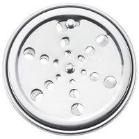 Grelha Inox Redonda Com Caixilho 10cm - Pr7414 - Pincéis Atlas - 1