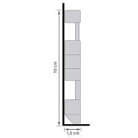 Rodapé De Pvc Com 240x10cm Branco - 083642060010 - Permatti - 7