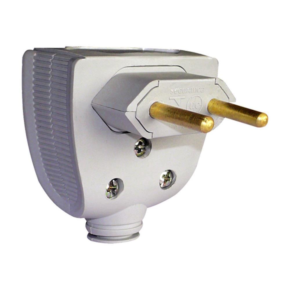 Plugue Profissional Reforçado 2p 20 Ampères Branco - 615831 - Pial Plugue Profis.reforcado 20a 2p Br Pial 615831 - 1