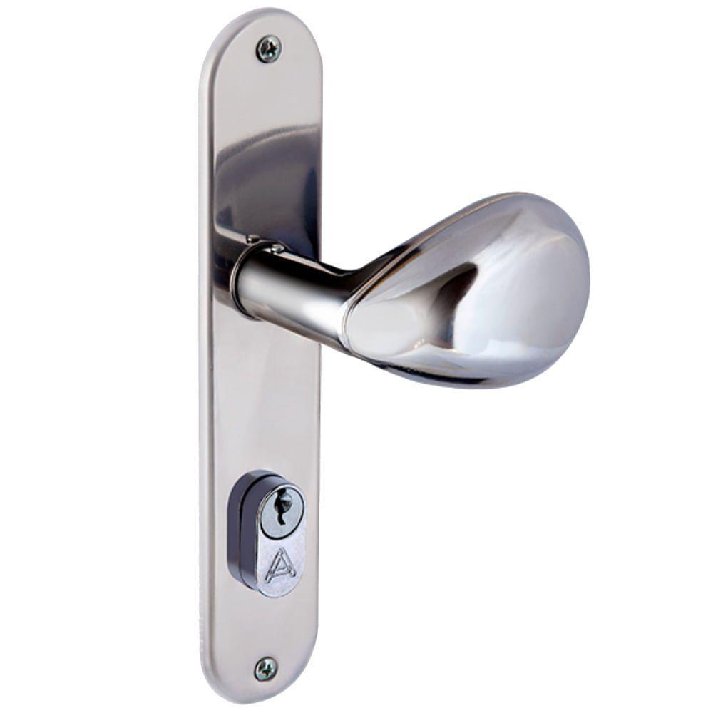 Fechadura Golf Externa Inox Polido F2600-80 - 64075 - Aliança Fech.t.golf - Ext. 2600-80 Inox Polido - 64075 - Aliança - 1