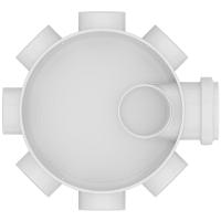 Corpo Caixa Sifonada Nº 23 Com 150x150x50mm De 7 Entradas Série R - 27141226 - Tigre - 3