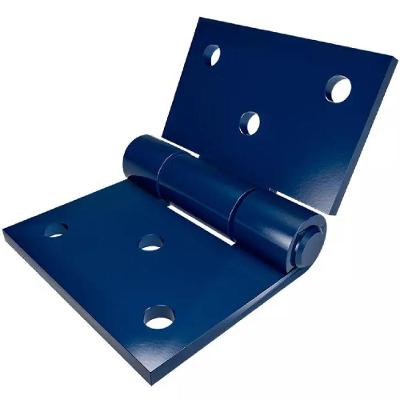 Dobradiça Para Porteira Quadrada Chapa Q.00 90x65mm - 1772 - São Romão Dobradiça Quadrada - 00 - 1772 - São Romão