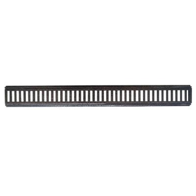 Grelha Com Porta Grelha Reta 15x100cm - Cj15100ox - Lgmais