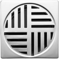 Grelha Quadrada Inox 100mm 1790 C19 - 7050224 - Lorenzetti Grelha Em Inox Quadrada 100mm 1790 C19 - 7050225 - Lorenzetti - 1