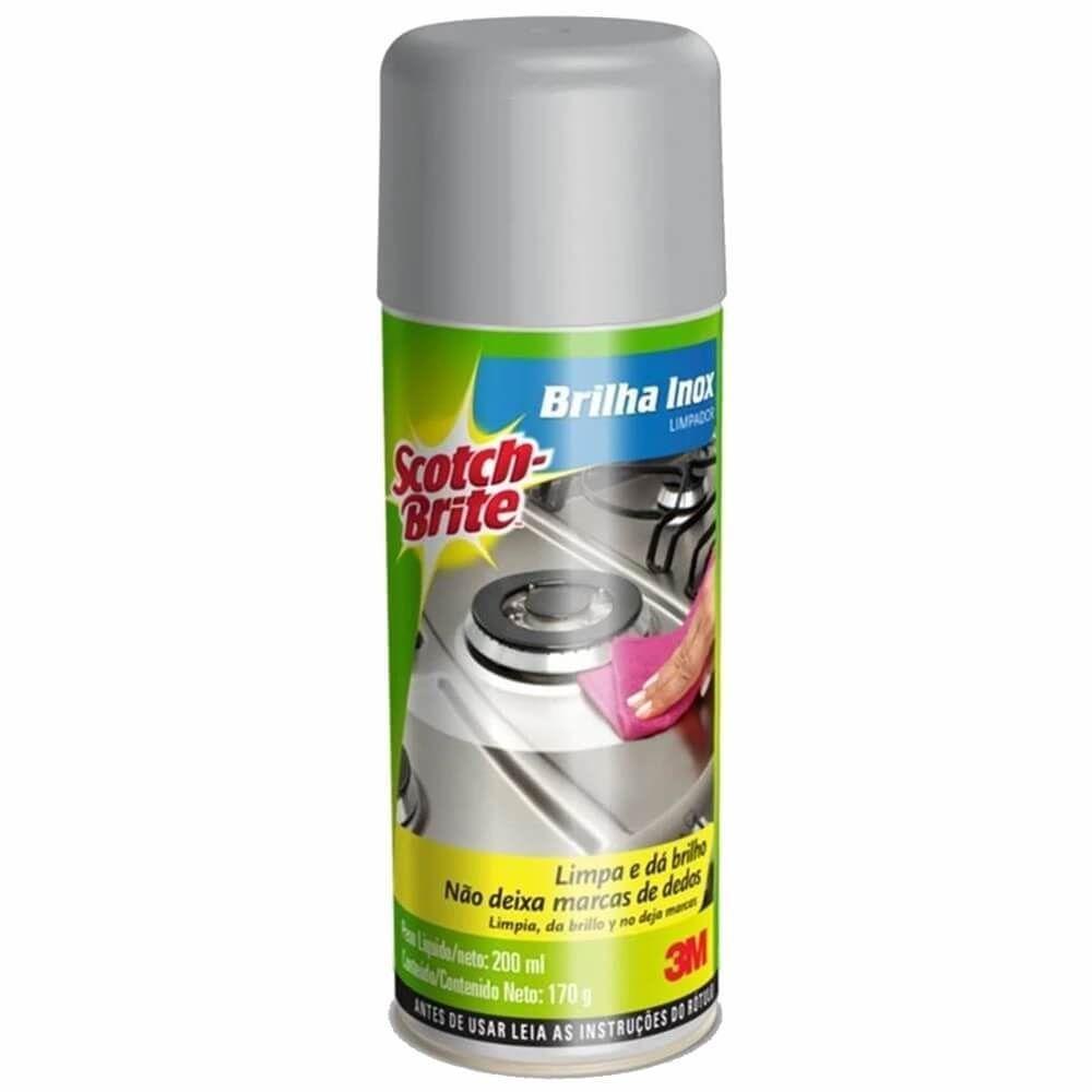 Brilha Inox Scotch Brite 170g - Hb004297410 - 3m Brilha Inox Sb 170g 3m Hb004297410 - 1
