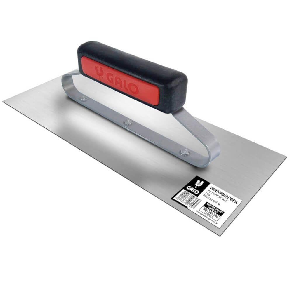 Desempenadeira Em Aço Temperado Com Cabo Fechado 120x290mm - 212-00 - Galo - 1