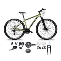 Bicicleta Aro 29 Absolute Nero 5 Kit 2x9 Gta Sunrun Freio Disco K7 Pedivela 24-38d Garfo Com Trava Oliva Tam.21 - 1
