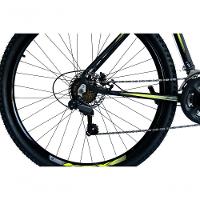 Bicicleta Aro 29 Ksx Sd7 21v Cabos Internos Alumínio Freios A Disco Garfo Suspensão Preto Amarelo Tamanho 17