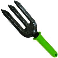 Garfo Com 3 Dentes 250mm Com Revestimento Protetor E Cabo Plástico - 623878 - Palisad Camping - 2