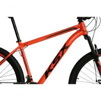 Bicicleta Aro 29 Ksx Sd7 21v Cabos Internos Alumínio Freios A Disco Garfo Suspensão Laranja Preto Tamanho 19 - 2