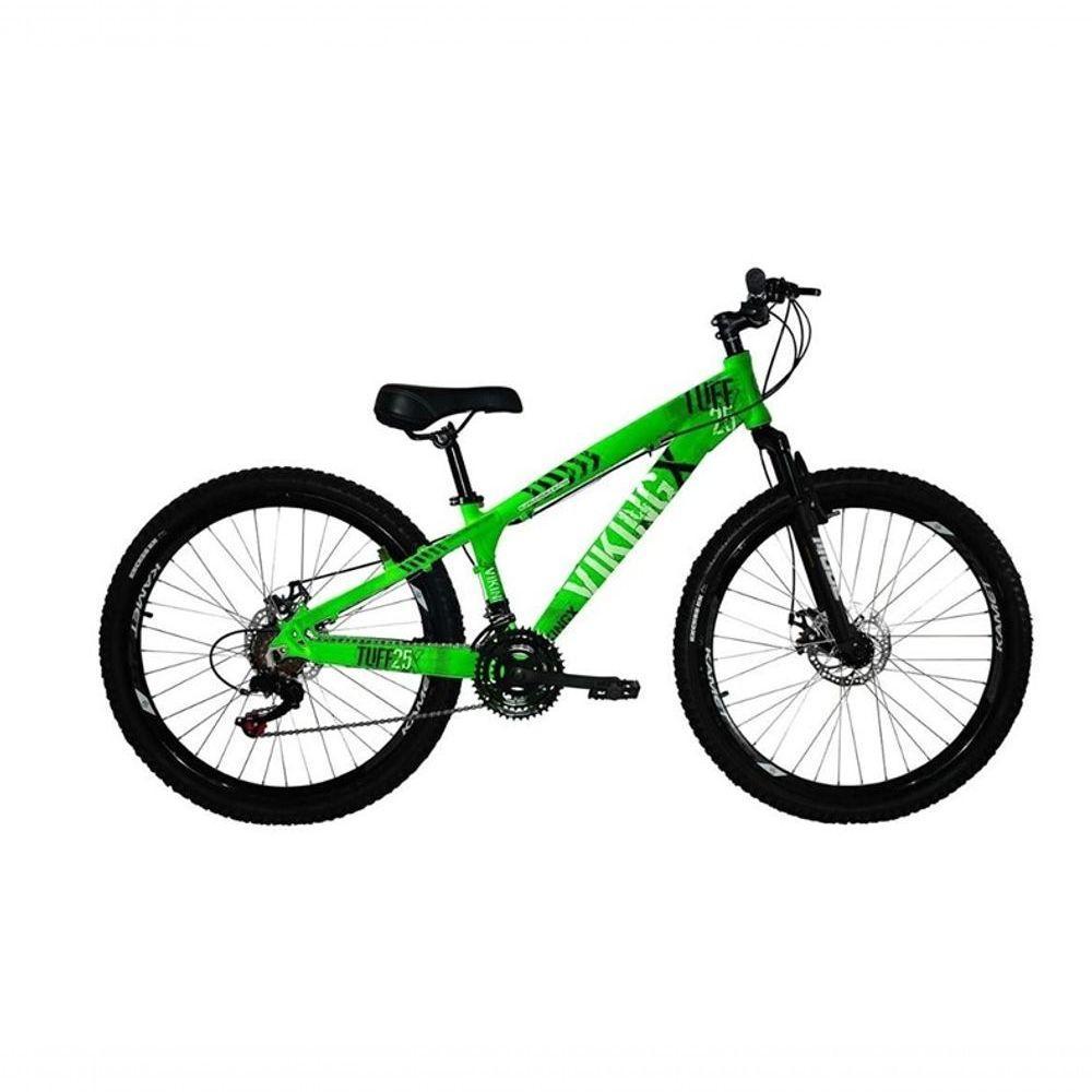 Bicicleta Vikingx Aro 26 Câmbios Importados 21v Aero Verde Neon - 1