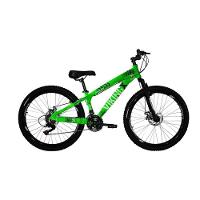 Bicicleta Vikingx Aro 26 Câmbios Importados 21v Aero Verde Neon - 1