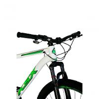 Bicicleta Aro 29 Ksx Sd7 21v Cabos Internos Alumínio Freios A Disco Garfo Suspensão Branco Verde Tamanho 19 - 3