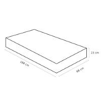 Colchão Physical Nanolastic Solteiro 88x188x23cm - 1040328224 - Ortobom Colchao Physical Nanolastic Solteiro 88x188x23 - 3