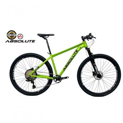 Bicicleta Aro 29 Nero 5 Peças Inteira Absolute 12v Garfo Trava K7 11-52 Freio A Disco Hidráulico - Verde Tam.21