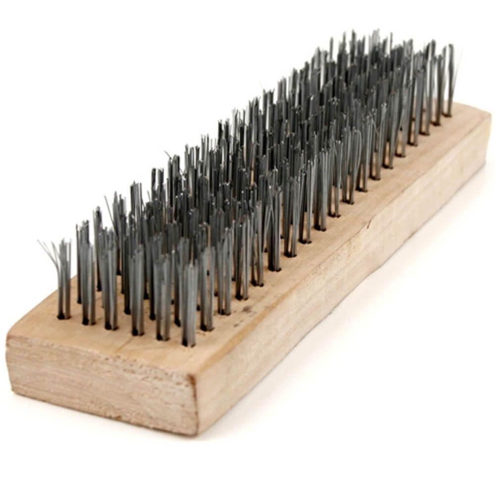 Escova De Aço Manual Retangular - 2362 - Western Escova Aco Manual Ret.madeira Western 002362 - 1