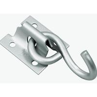 Gancho De Parafusar Com 4 Furos Zinco Azul - Rad06.a12.01.c - Rocha - 1