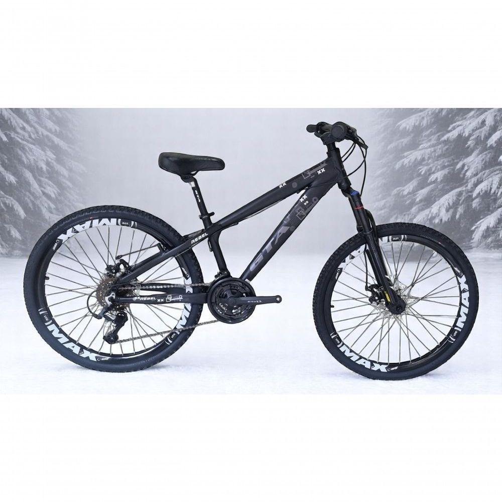 Bicicleta 26 Gta Rebel Freeride Cor Preto 21v Aros Vmaxx Freio A Disco Pneu Flame - 1