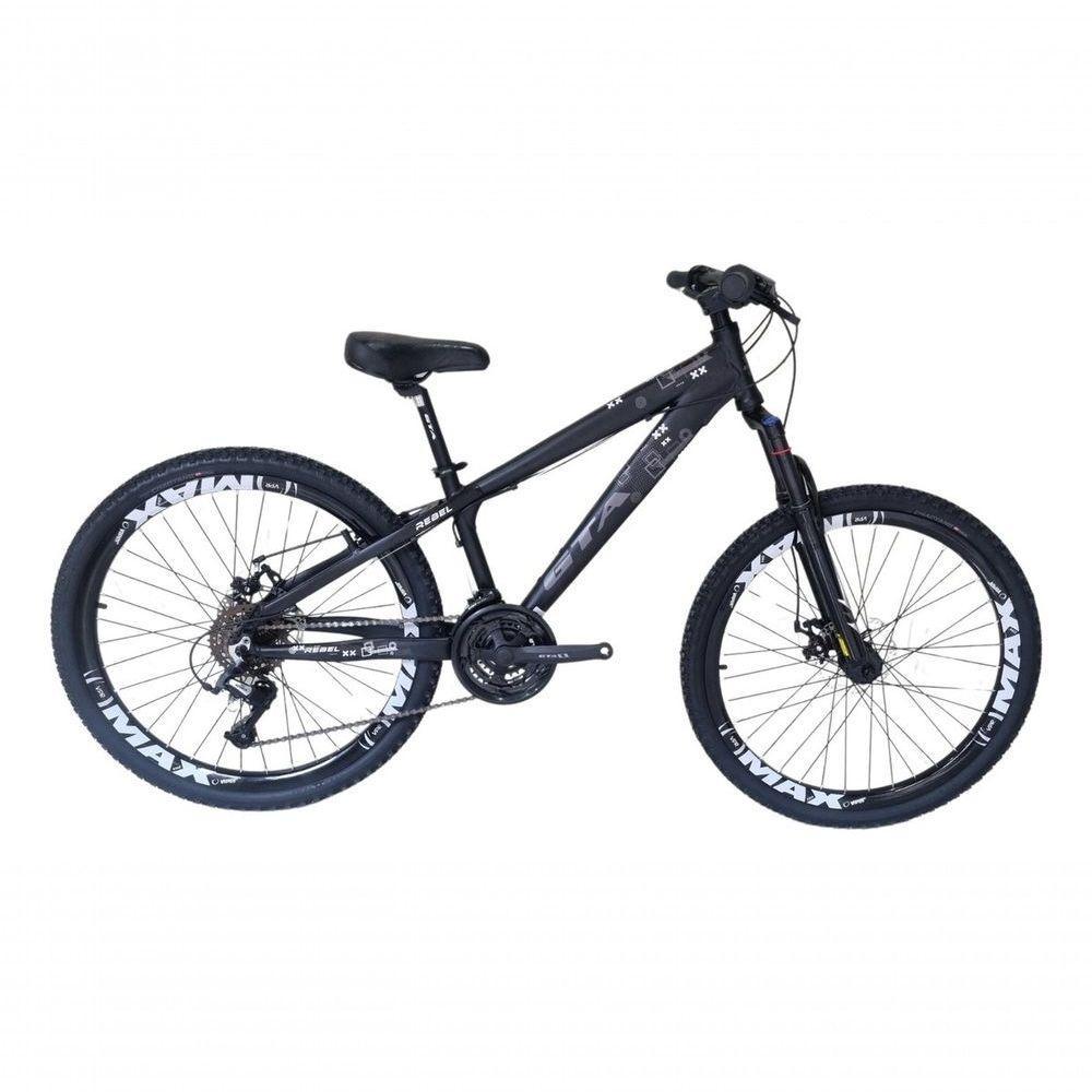 Bicicleta 26 Gta Rebel Freeride Cor Preto 21v Aros Vmaxx Freio A Disco Pneu Flame - 2