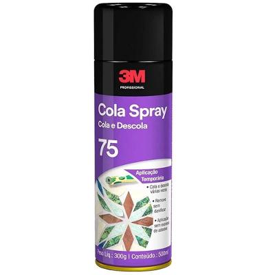 Adesivo Spray 75 Cola E Descola 300 Gramas - Hb004539738 - 3m