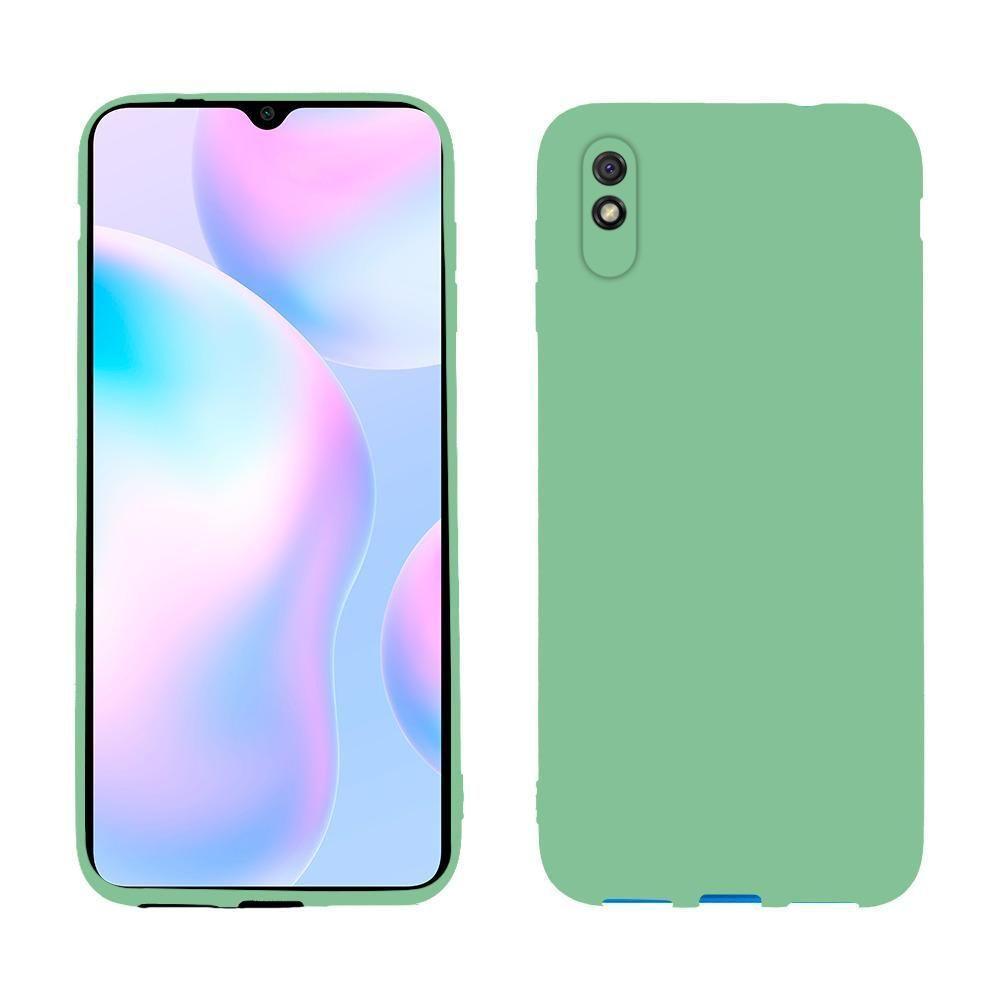 Capa Protetora Para Redmi 9a, Verde - 1