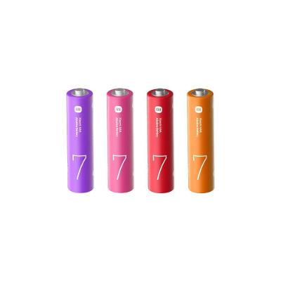Pilha Alcalina AAA Xiaomi Com 4 Unidades Colorido