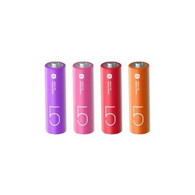 Pilha Alcalina AA Xiaomi Com 4 Unidades Colorido